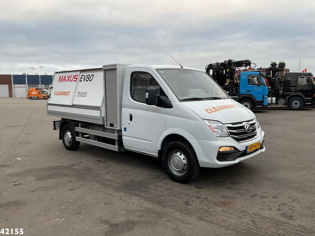 SAIC Maxus EV80 LWB Veegvuilkipper 100% elektrisch