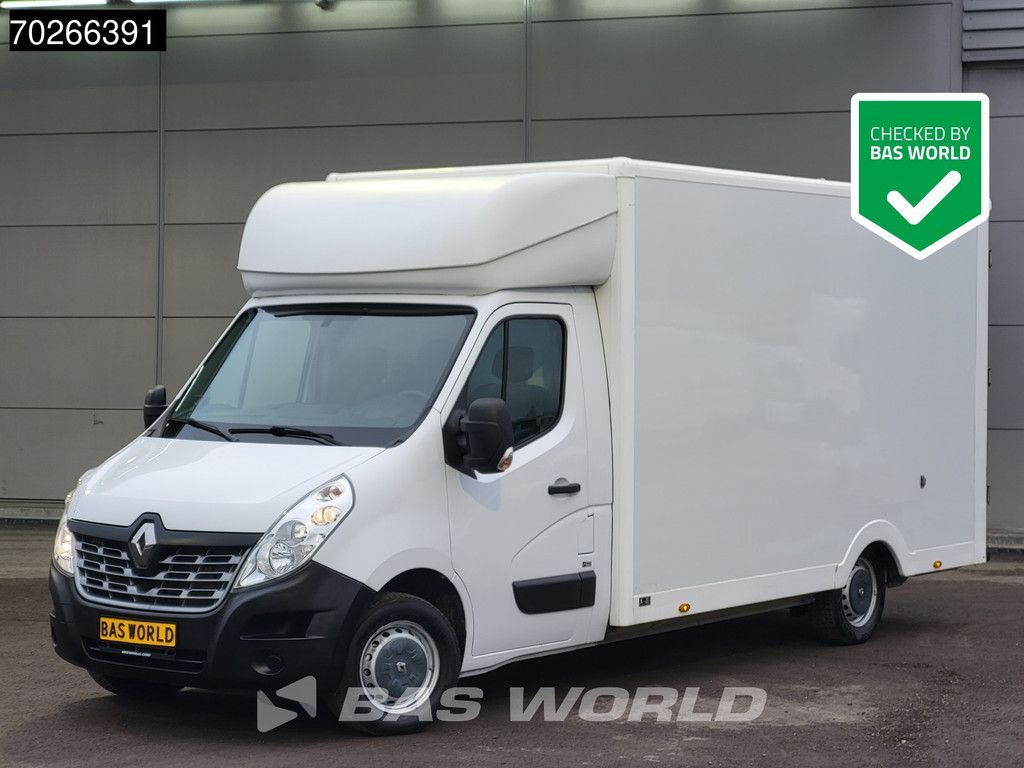 Renault Master 130PK Bakwagen Verkoopwagen Airco Cruise Euro6 Plancher Meubelbak Foodtruck Paardenwagen 20m3 Klima Tempomat