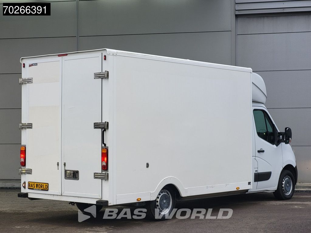 Renault Master 130PK Bakwagen Verkoopwagen Airco Cruise Euro6 Plancher Meubelbak Foodtruck Paardenwagen 20m3 Klima Tempomat