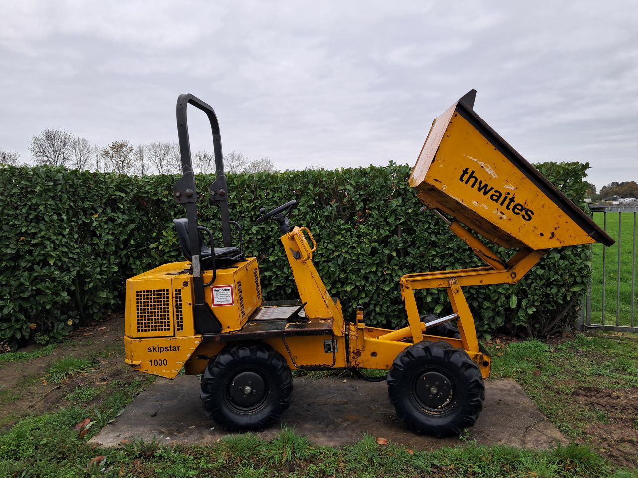 Wieldumper 4 x4 / Hoogkieper / Dumper / Wiellader / Perkins