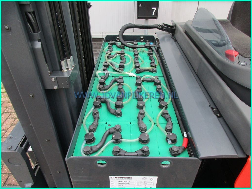 Linde R14-01 triplex7m+freelift+sideshift+battery79% 2019