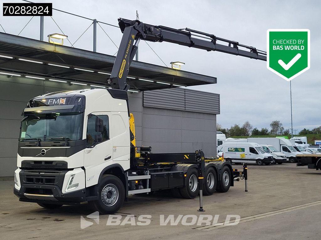 Volvo FMX 500 8X4 NEW! Palfinger PK33002 Crane + HT22TEC Hooklift Lift-Steering Axle