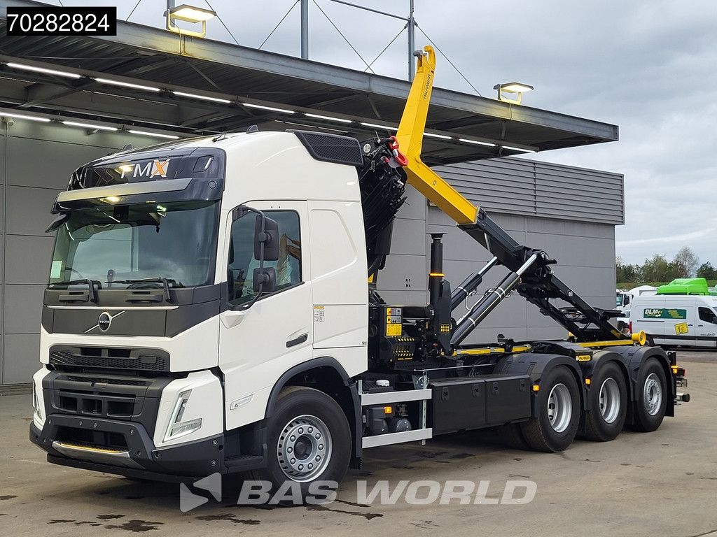 Volvo FMX 500 8X4 NEW! Palfinger PK33002 Crane + HT22TEC Hooklift Lift-Steering Axle