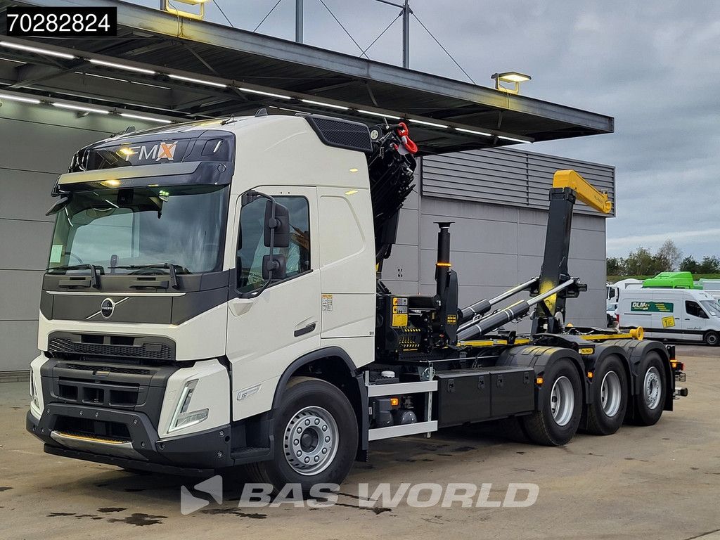 Volvo FMX 500 8X4 NEW! Palfinger PK33002 Crane + HT22TEC Hooklift Lift-Steering Axle