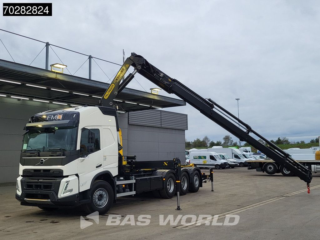 Volvo FMX 500 8X4 NEW! Palfinger PK33002 Crane + HT22TEC Hooklift Lift-Steering Axle