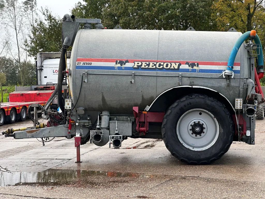Peecon PWT 14500 14 m3 4 wielen Vacuumtank