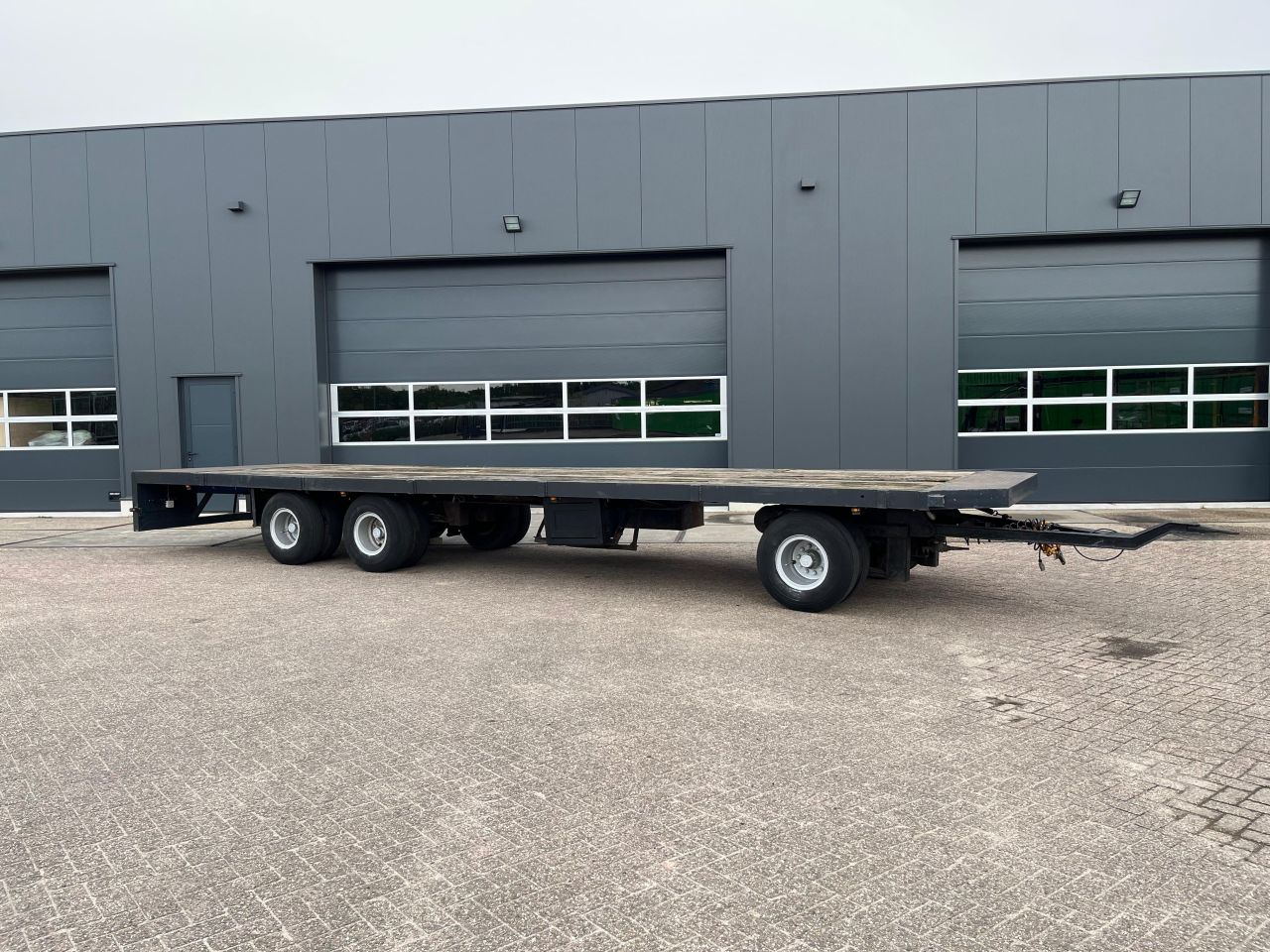 10m lage landbouwaanhanger platte wagen balenwagen