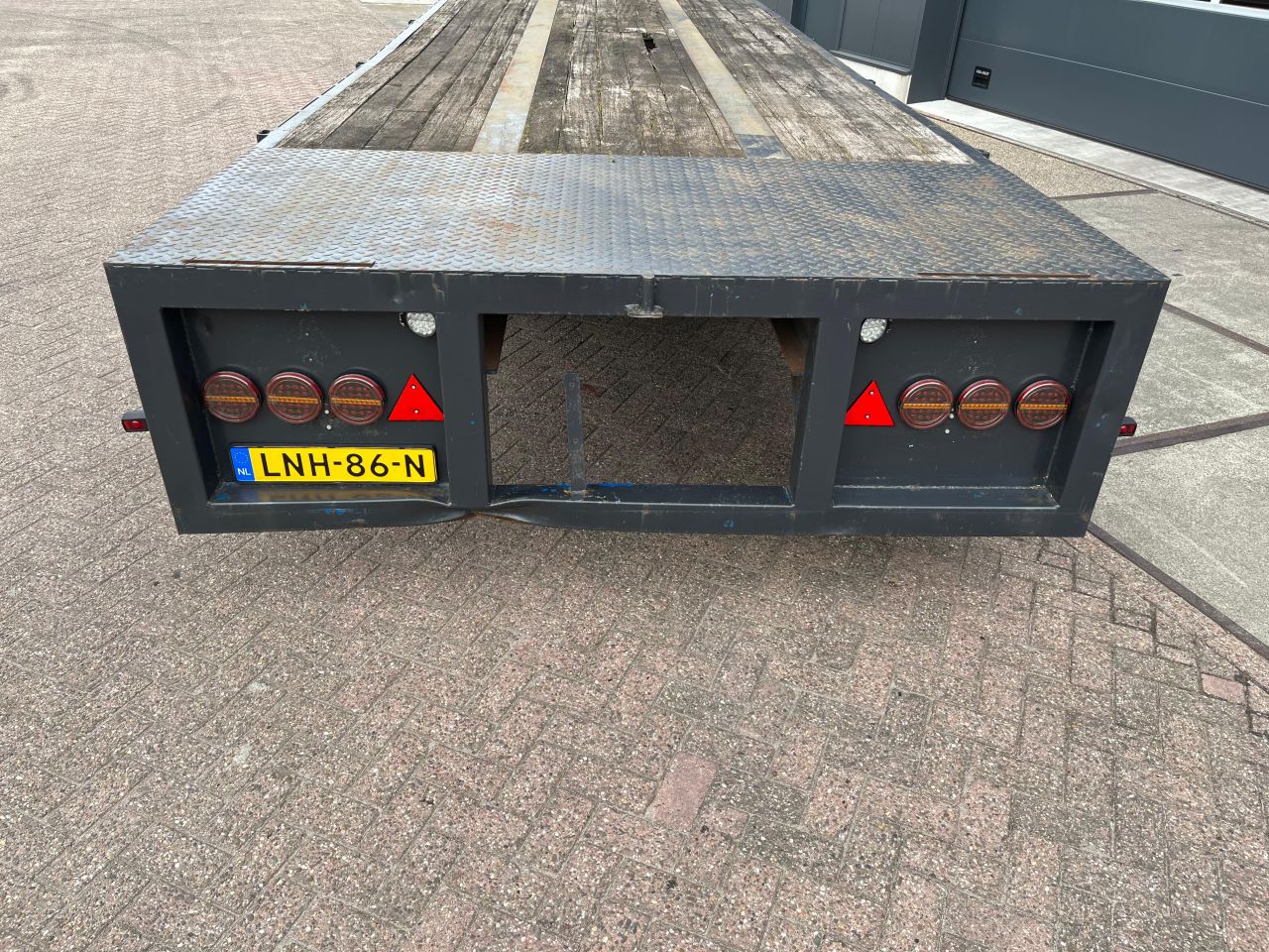 10m lage landbouwaanhanger platte wagen balenwagen