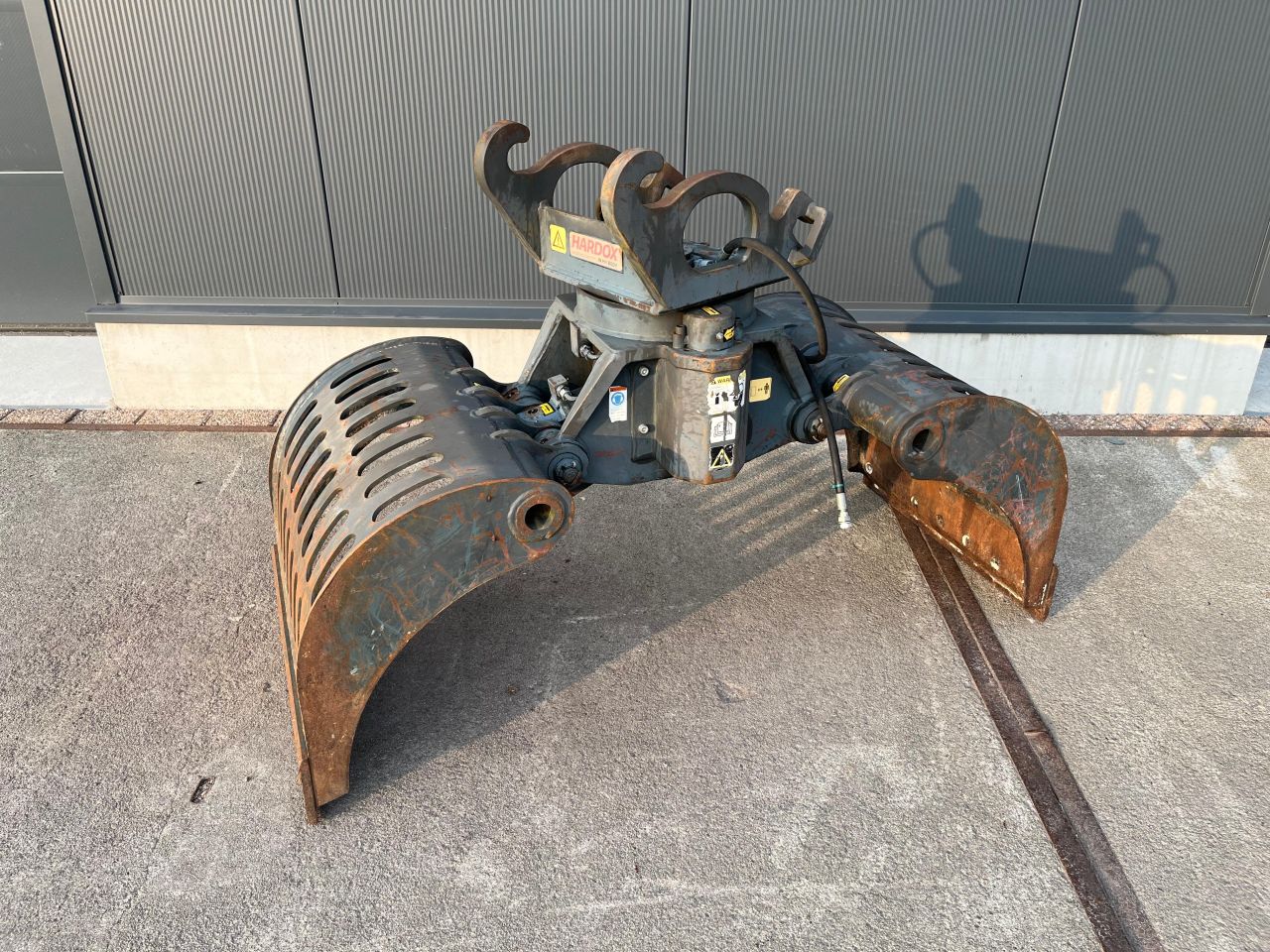 Hydraram Sloopgrijper Sorteergrijper CW10 Mobiele Midi Kraan