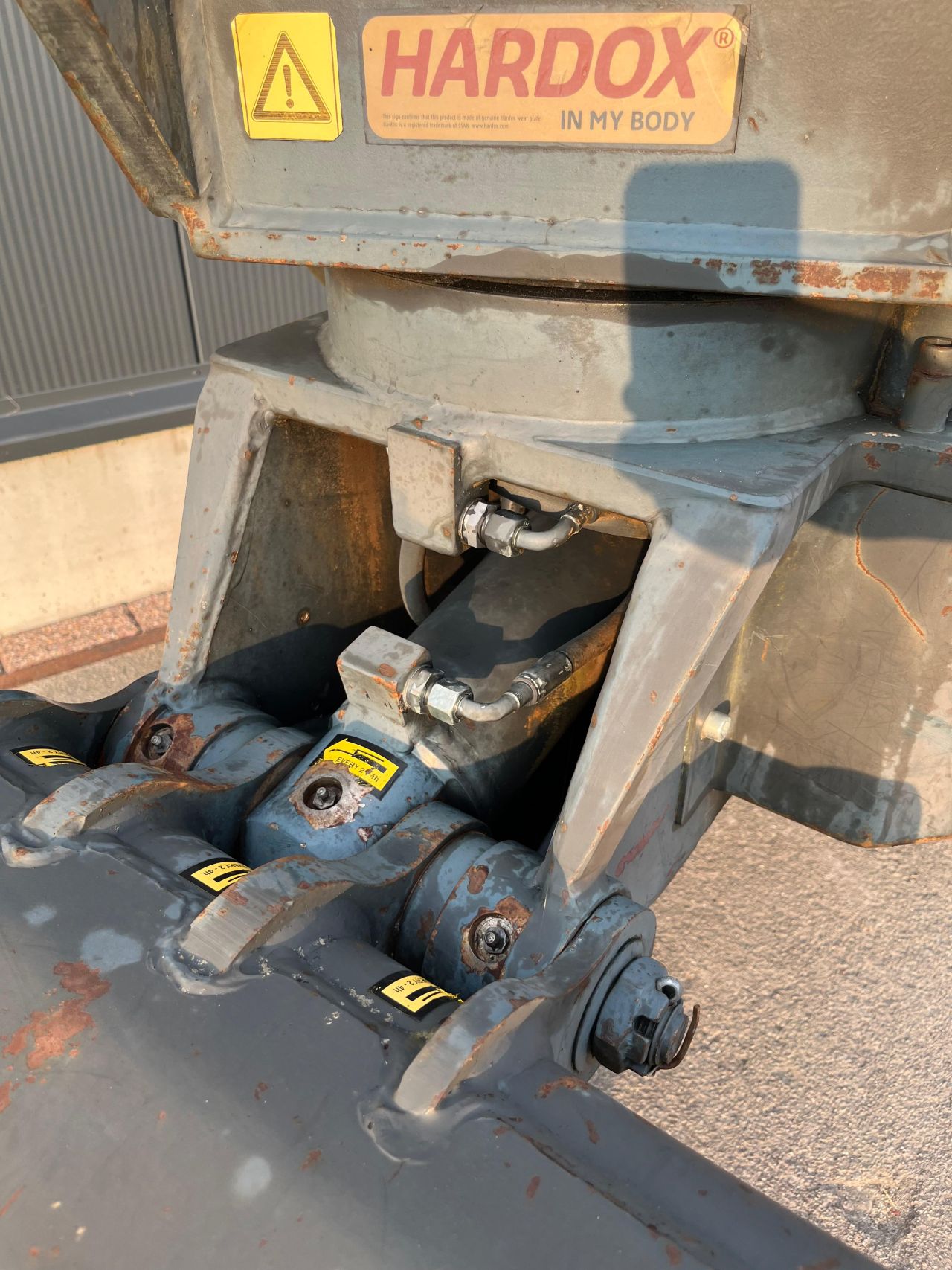 Hydraram Sloopgrijper Sorteergrijper CW10 Mobiele Midi Kraan