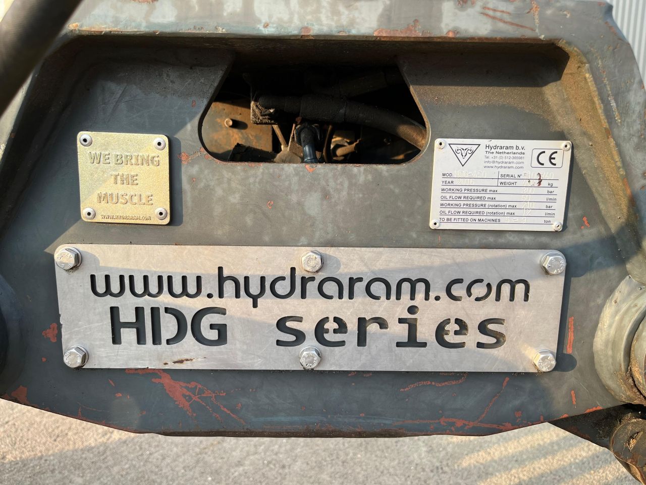 Hydraram Sloopgrijper Sorteergrijper CW10 Mobiele Midi Kraan