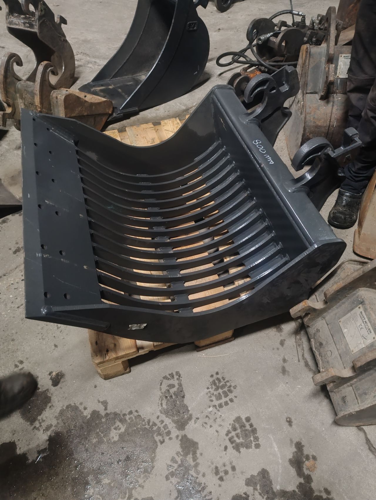 Aanbouwdelen cw05 cw10 bakken grijpers pallet lepels grondboor