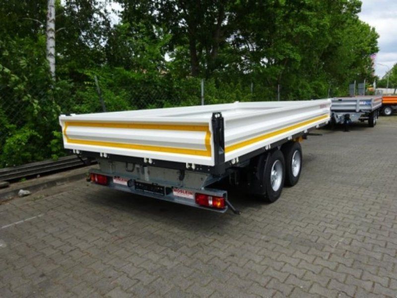 Möslein TTD 13 Weiß 13 t Tandem 3- Seitenkipper Tieflader