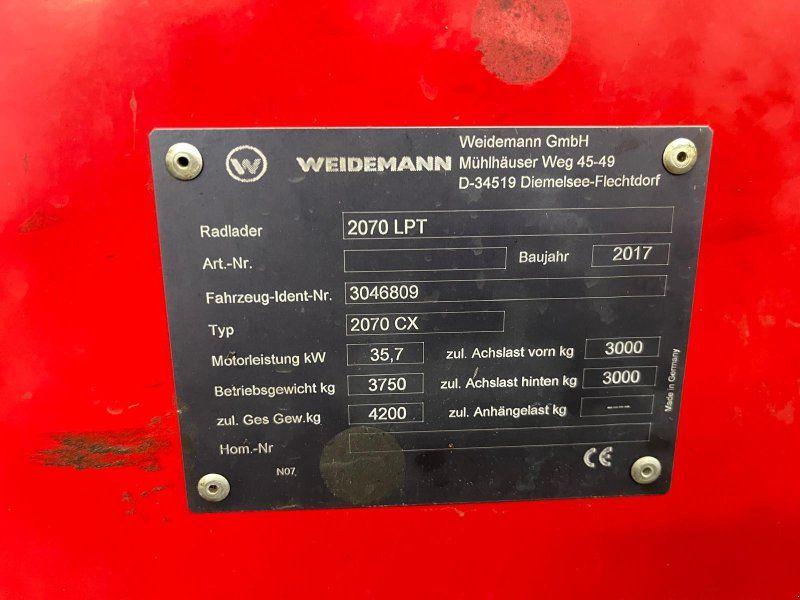 Weidemann 2070 CX50 LP