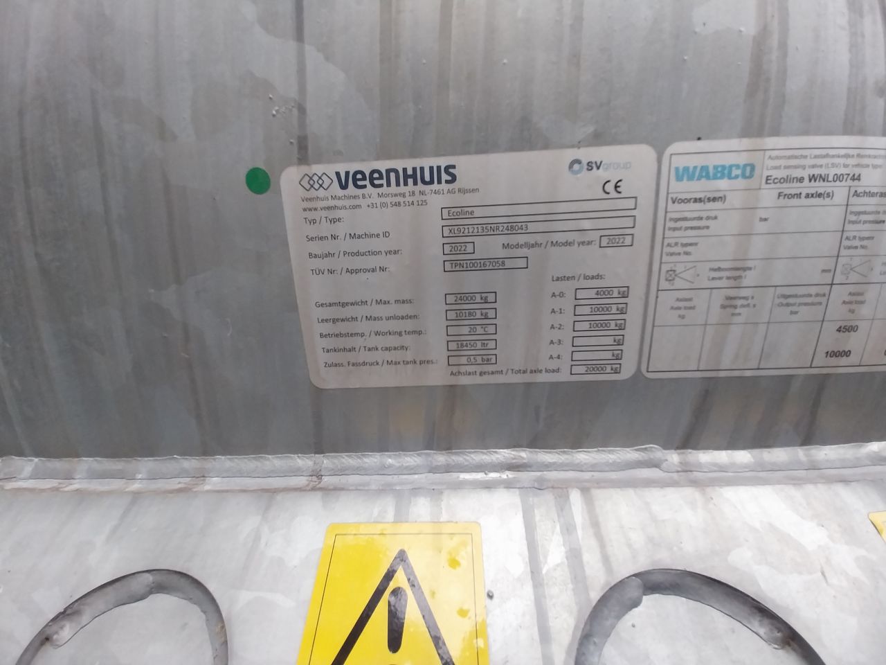 Veenhuis Ecoline 18.450 Mesttank