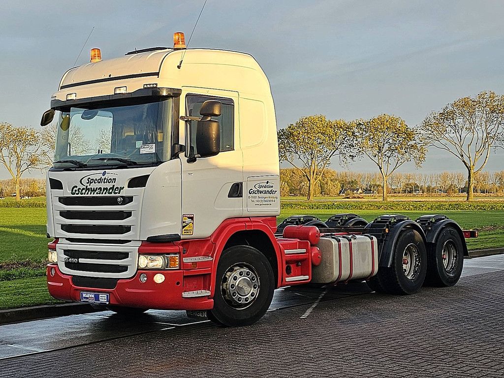 SCANIA G450 highline,6x4