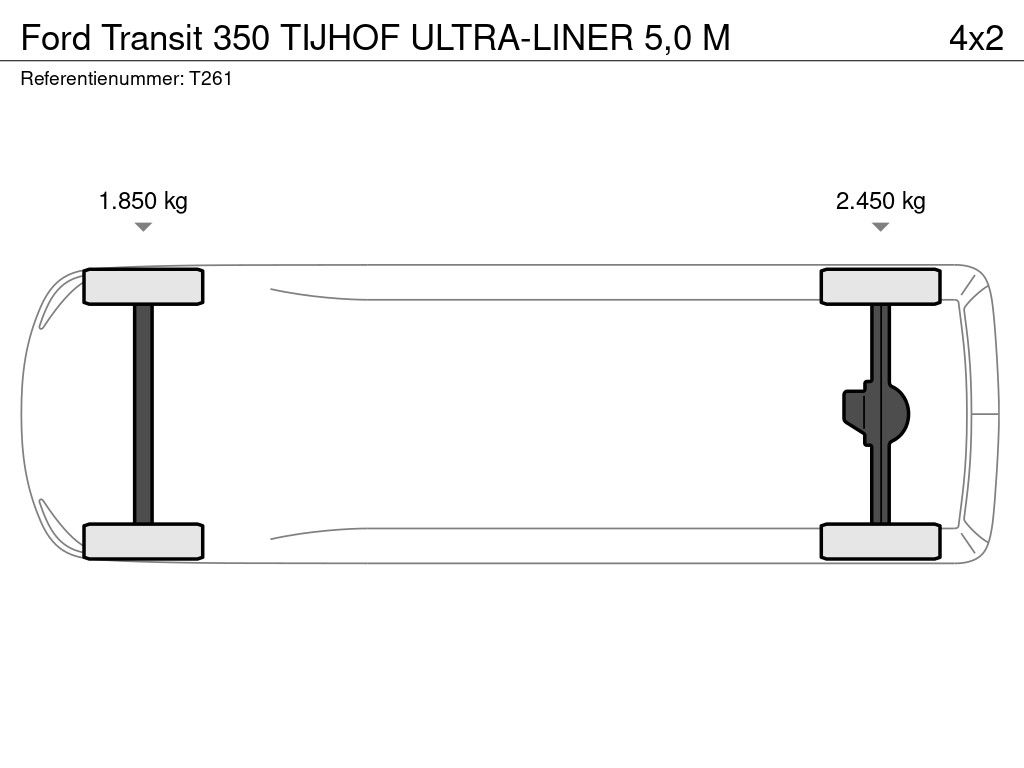 Ford Transit 350 TIJHOF ULTRA-LINER 5,0 M