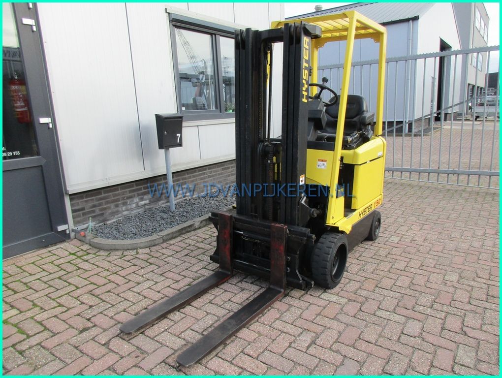 Hyster E1.50XM 2016cmhoog+triplex4.5m+sideshift+accu68%