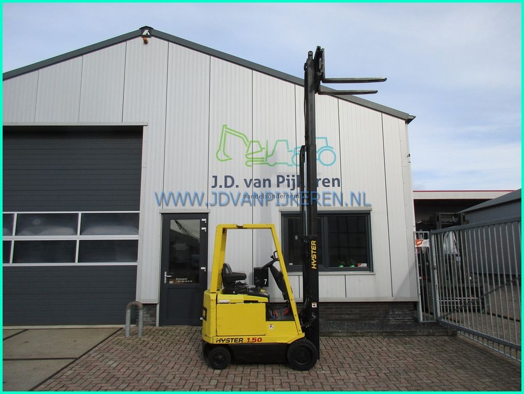 Hyster E1.50XM 2016cmhoog+triplex4.5m+sideshift+accu68%