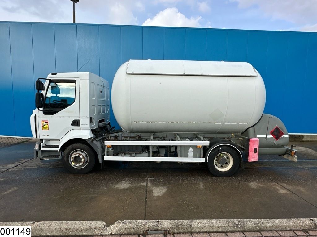 Renault Midlum 220 Dxi 16104 Liter, LPG GPL, Gastank, Steel suspension