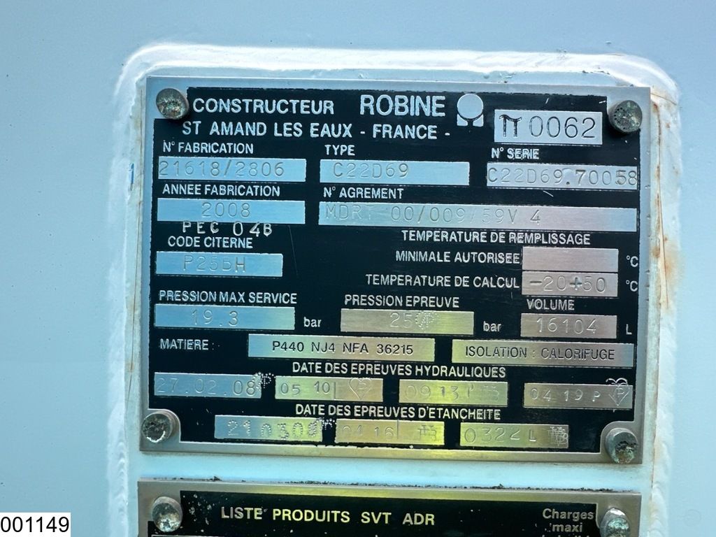 Renault Midlum 220 Dxi 16104 Liter, LPG GPL, Gastank, Steel suspension