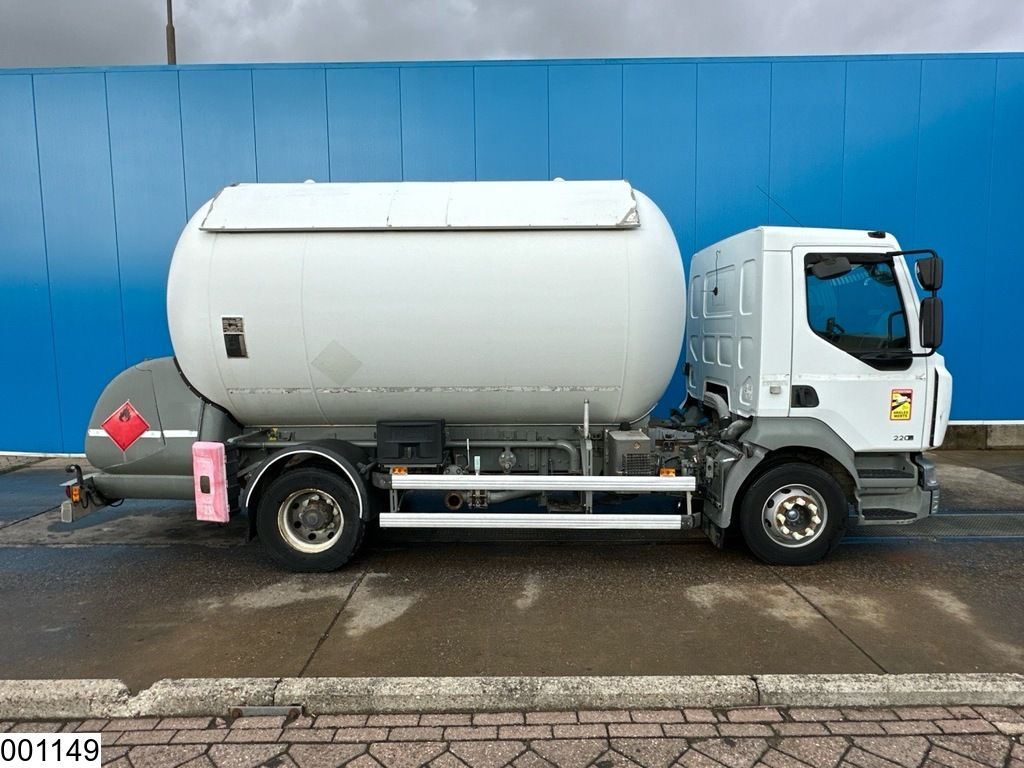 Renault Midlum 220 Dxi 16104 Liter, LPG GPL, Gastank, Steel suspension