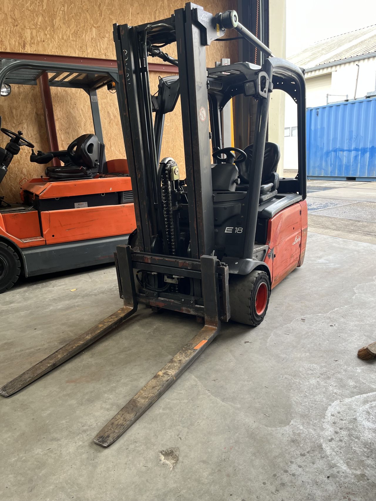 Heftruck Linde E 18-01 bouwjaar 2012