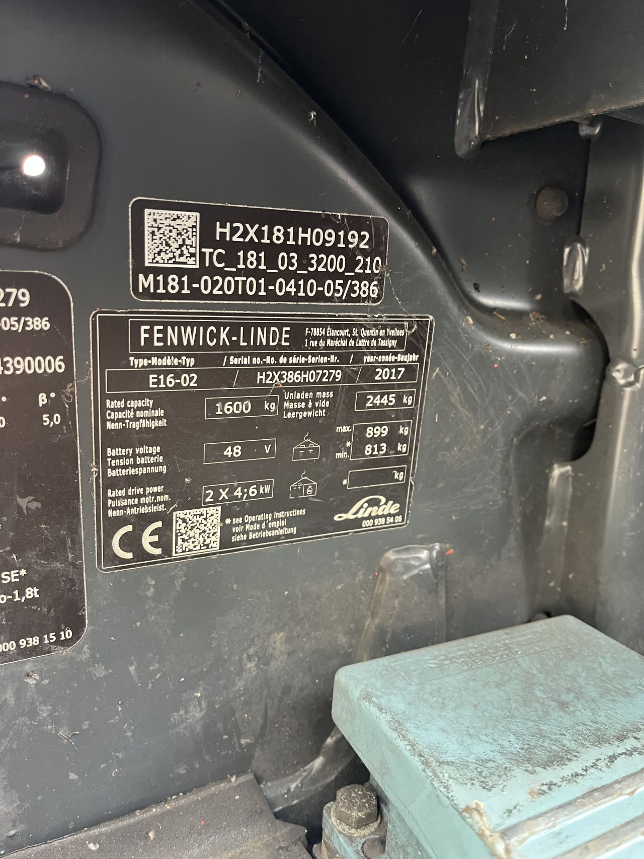 Heftruck Linde E 16-02 Evo