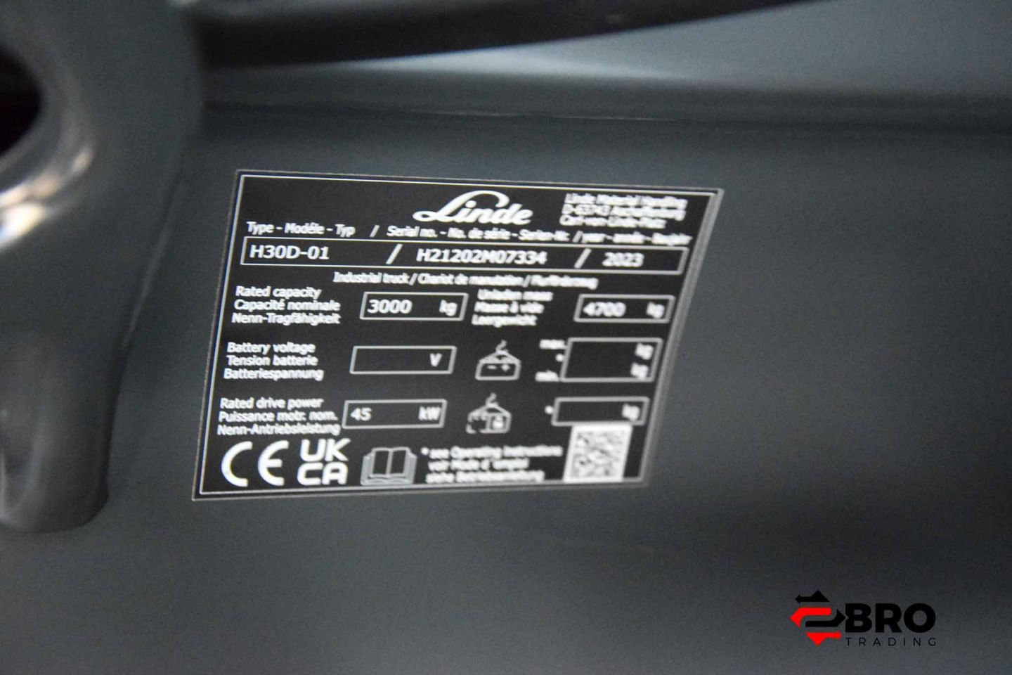 2023 Linde H30D-01 (1202) Splinternieuw! 5 Hydr. ventielen!!!