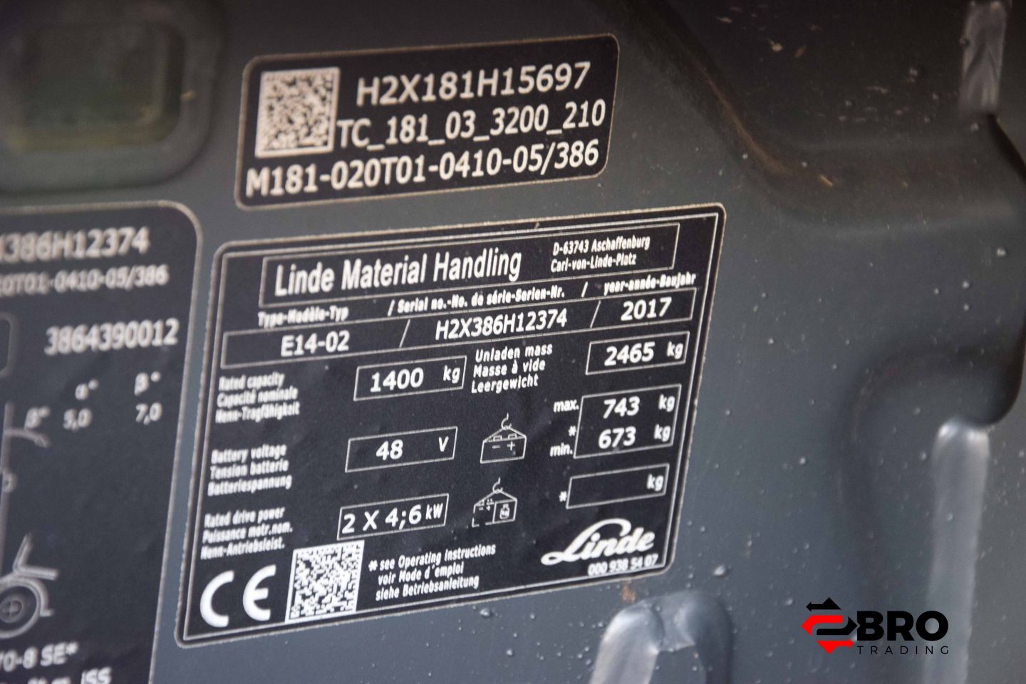 2017 Linde E14-02 EVO Triplex | 3146 Geconfirmeerde uren