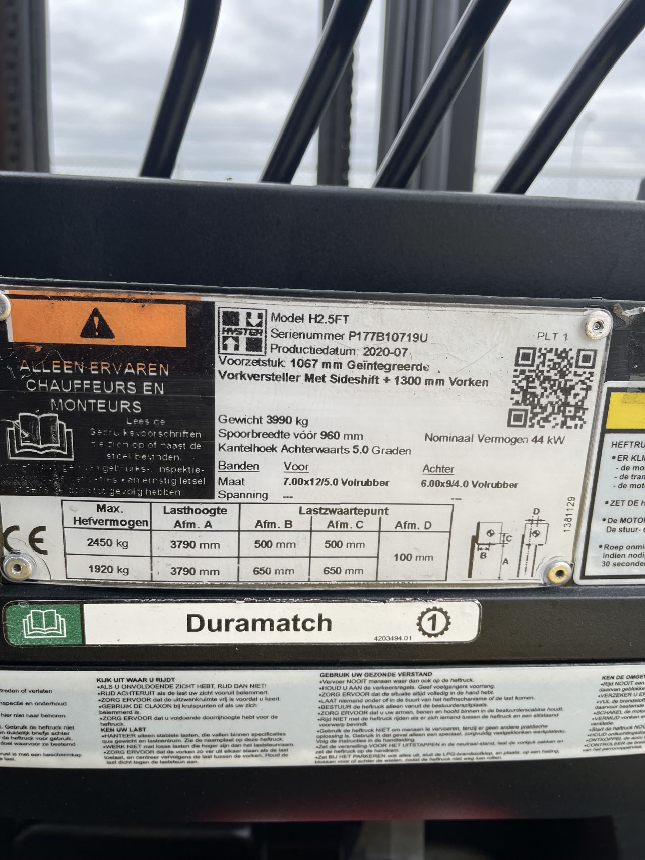 Te koop Hyster Fortens 2.5 ton LPG