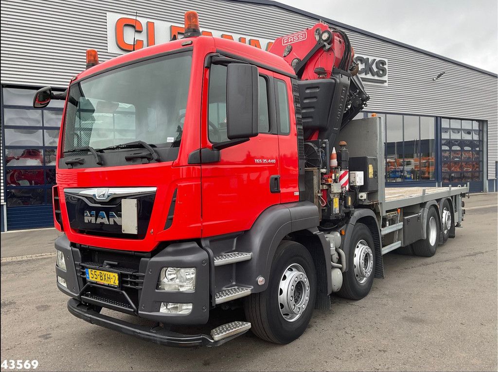 Man TGS 35.440 Euro 6 Fassi 66 Tonmeter laadkraan