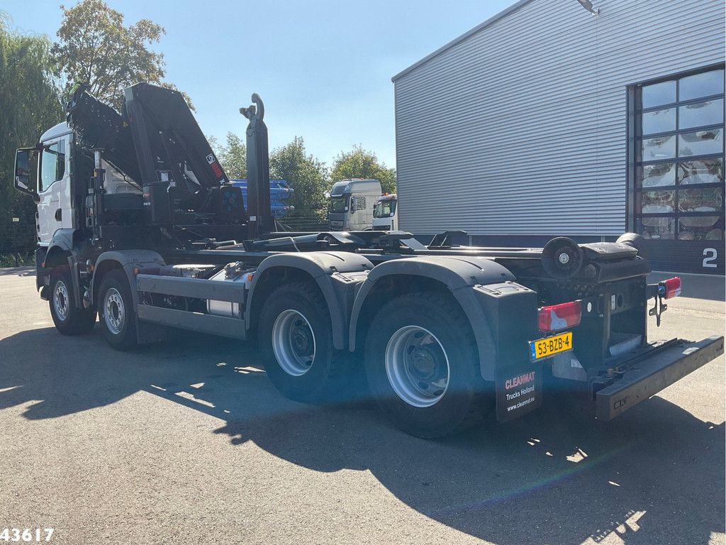 Man TGS 32.470 8x4 Euro 6 Hiab 22 Tonmeter laadkraan Just 68.765 Km!