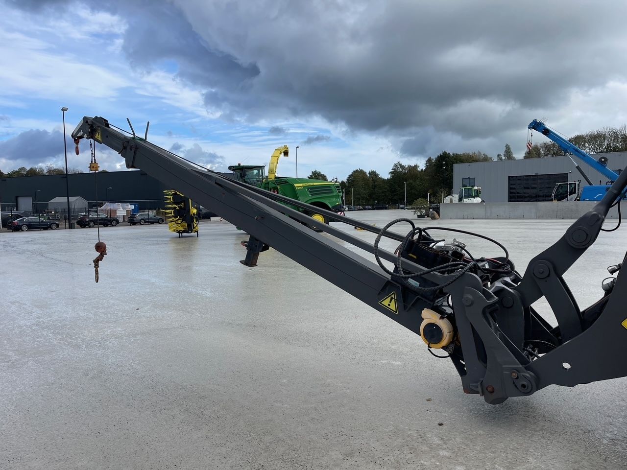 Telescoopmast / jib shovel + Lier