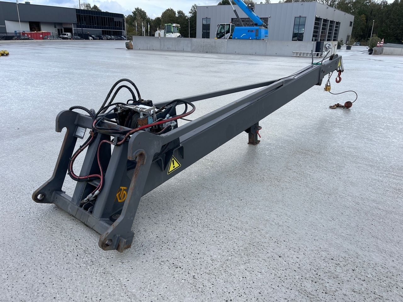 Telescoopmast / jib shovel + Lier
