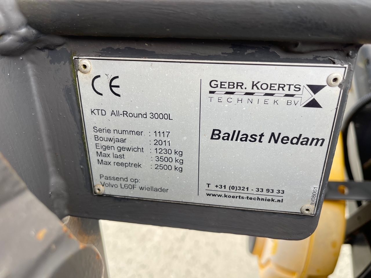 Telescoopmast / jib shovel + Lier