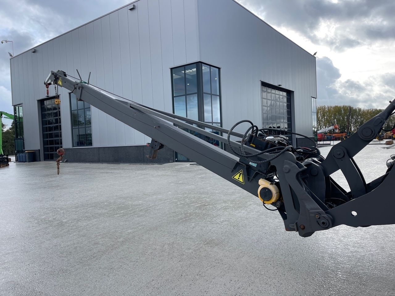 Telescoopmast / jib shovel + Lier