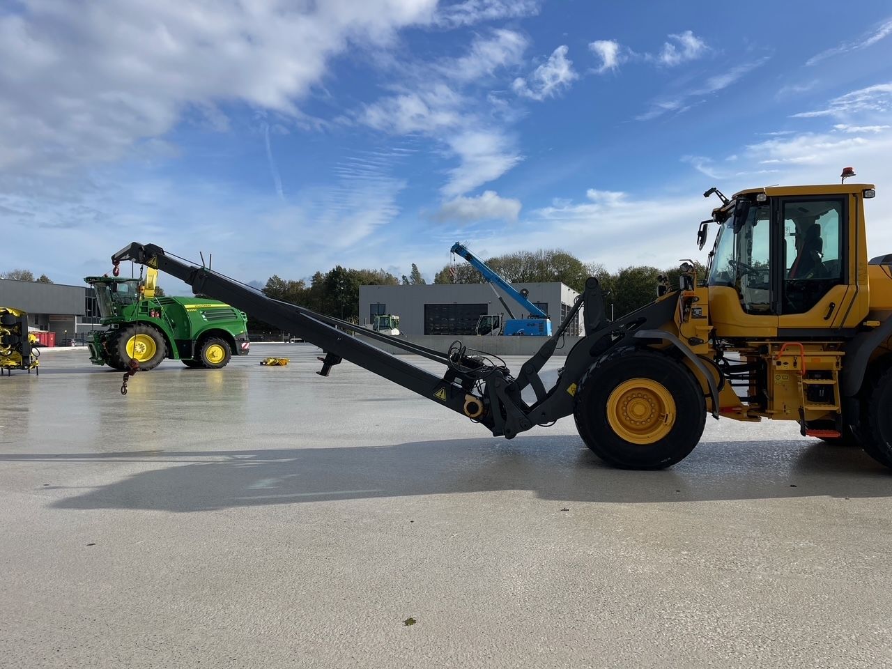 Telescoopmast / jib shovel + Lier