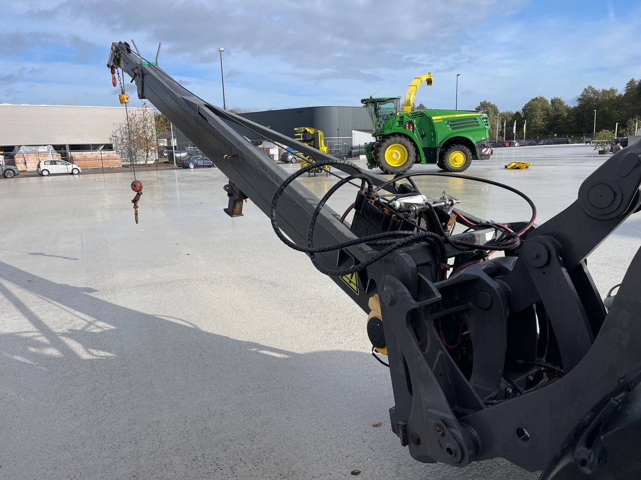 Telescoopmast / jib shovel + Lier