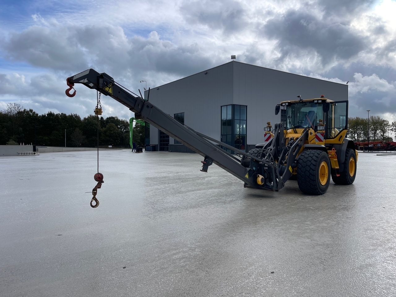 Telescoopmast / jib shovel + Lier