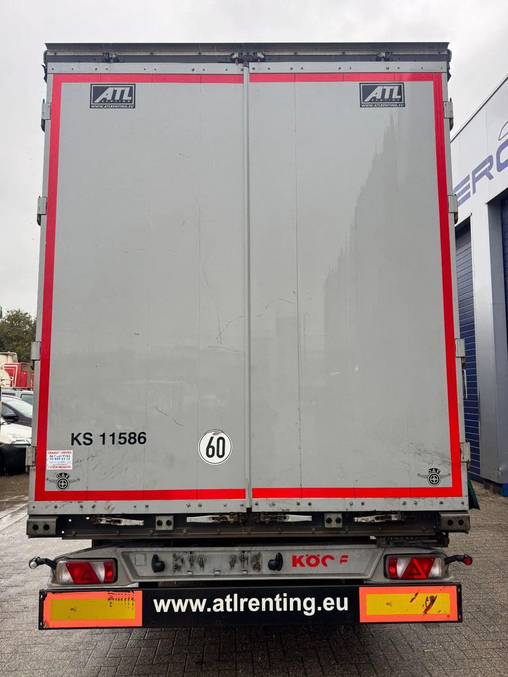 Kögel **SAF AXXLES-BELGIAN TRAILER-SLIDING ROOF**