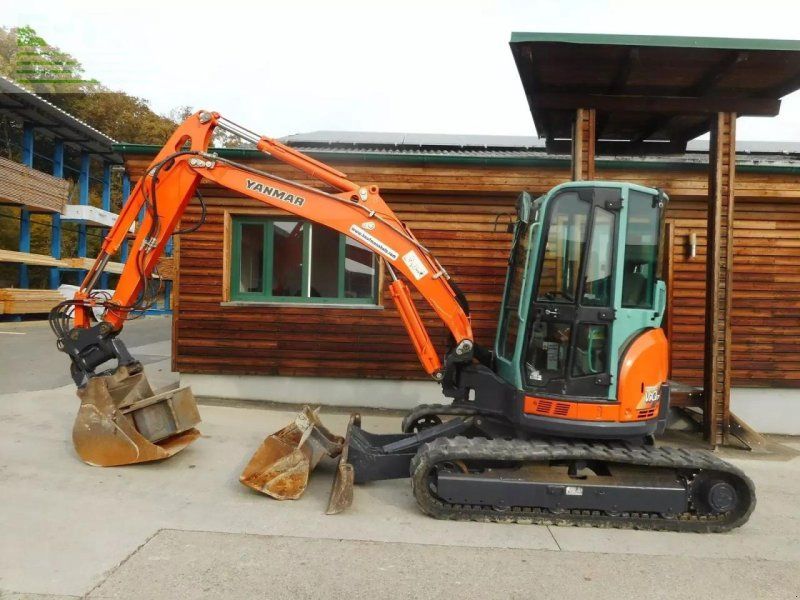 Yanmar vio57 ( 5.325kg ) powertilt + hydr. sw + 3 löffe