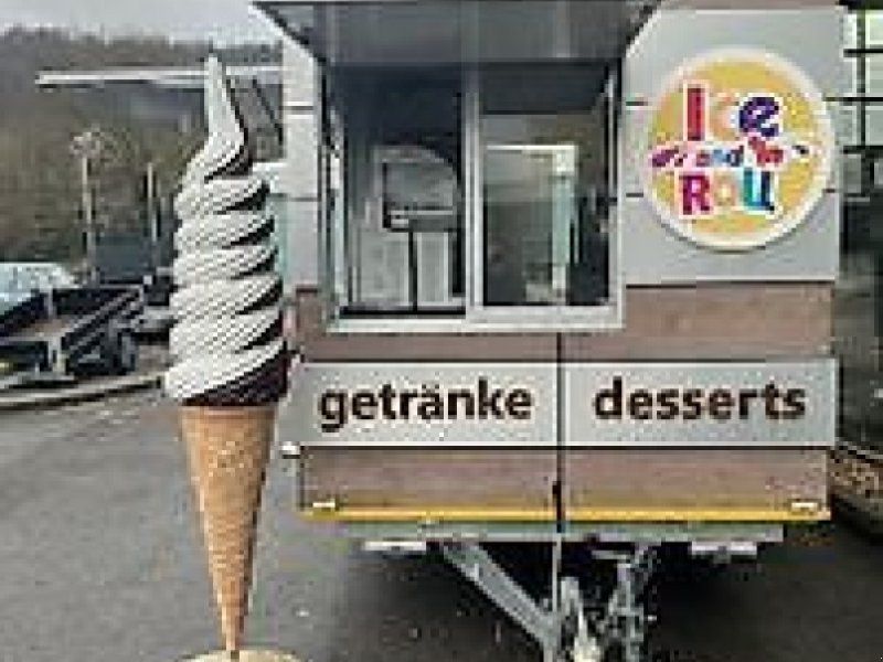 Verkaufsanhänger Softeis Waffeln 1.Hand Eiswagen