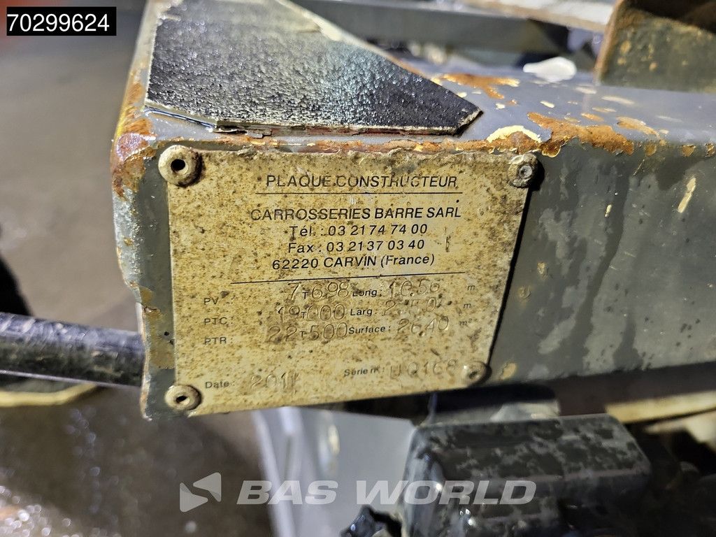 Renault D 280 4X2 19.5tonner ADR chassis full air Automatic Euro 6