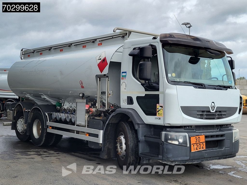 Renault Premium 380 6X2 18540 liter Fuel tanker Retarder Automatic Euro 5