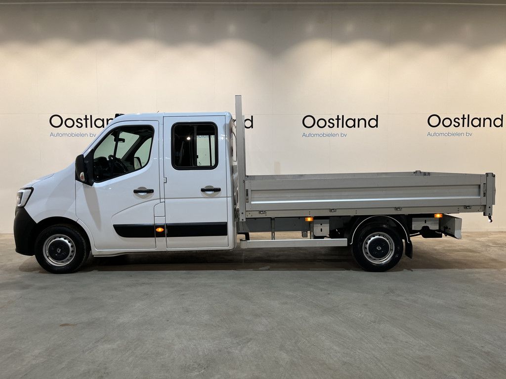 Renault Master 2.3 dCi 145 PK L3 DC Dubbel Cabine Open Laadbak / Euro 6 / Airco / Trekhaak / Cruise Control / DC 7 Pers. / 24.400 KM !!