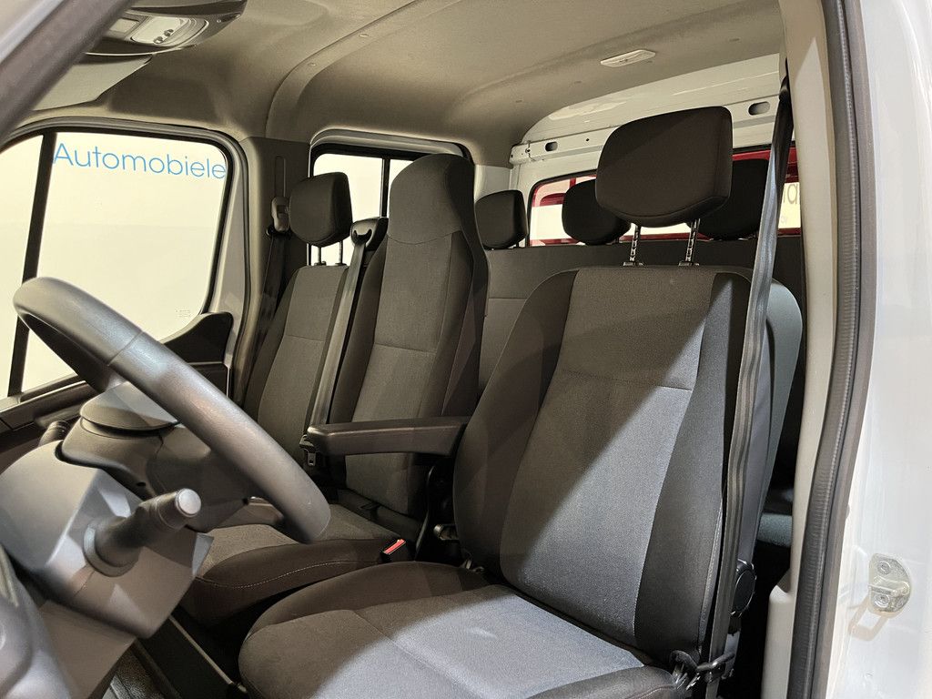 Renault Master 2.3 dCi 145 PK L3 DC Dubbel Cabine Open Laadbak / Euro 6 / Airco / Trekhaak / Cruise Control / DC 7 Pers. / 24.400 KM !!