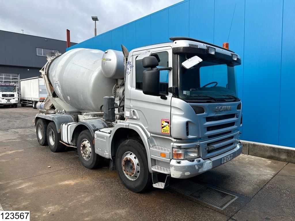 Scania P 380 8x4, Cifa, 8m3,, Manual