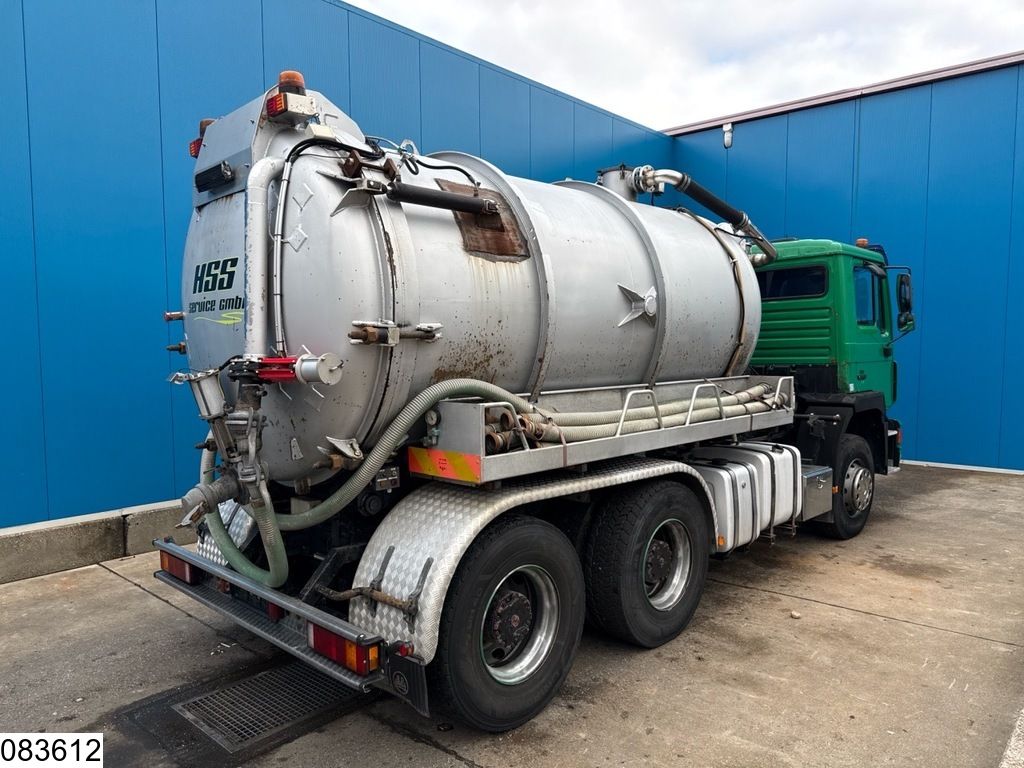 MAN 33 332 6x4, Vacuum truck, 12000 liter