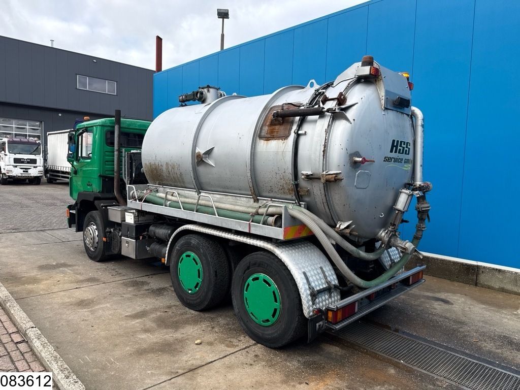MAN 33 332 6x4, Vacuum truck, 12000 liter